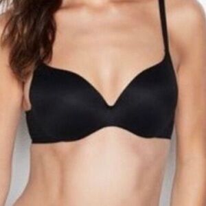 PINK VS Wear Every Wear Light Lining Wireless Black Demi Bra | 34C